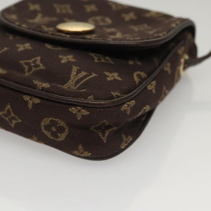 Louis Vuitton Cancun Pochette Monogram Mini Canvas, BROWN, CANVAS, Clutche & pouche