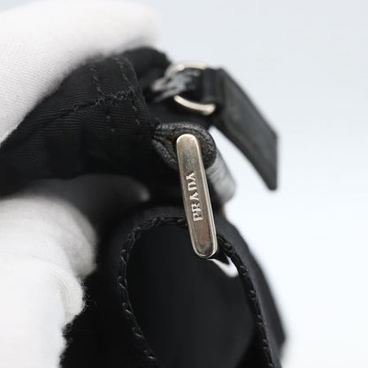 Prada Flat Messenger Bag Tessuto, BLACK, NYLON, Shoulder bag