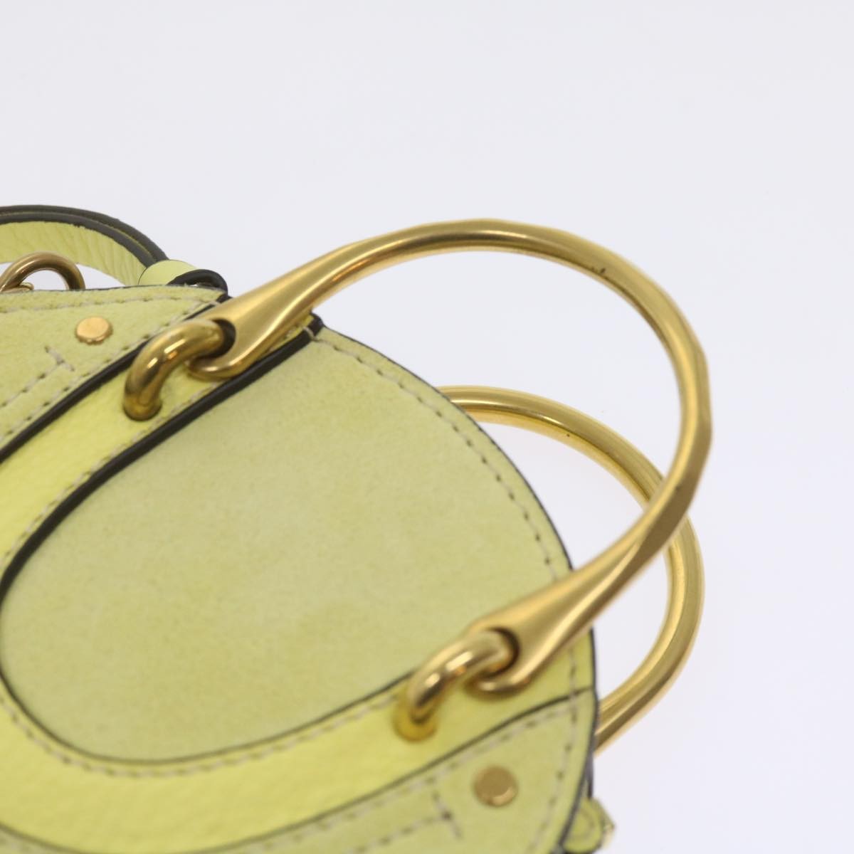 Chloe Pixie Crossbody Bag Leather and Suede, YELLOW, SUEDE, Crossbody bag