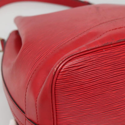 Louis Vuitton Noe Handbag Epi leather, RED, LEATHER, Handbag