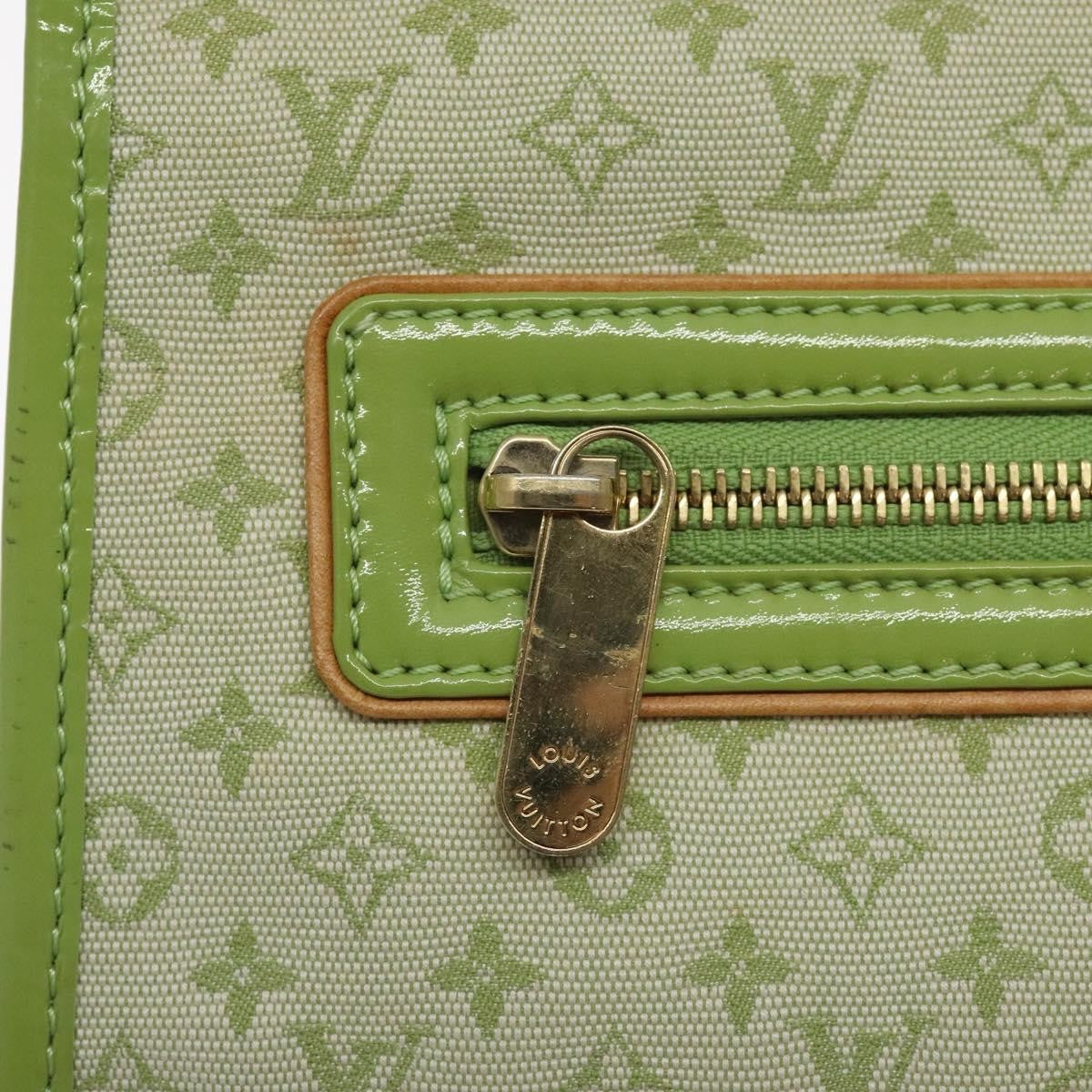Louis Vuitton Kathleen Tote Mini Lin, GREEN, CANVAS, Handbag