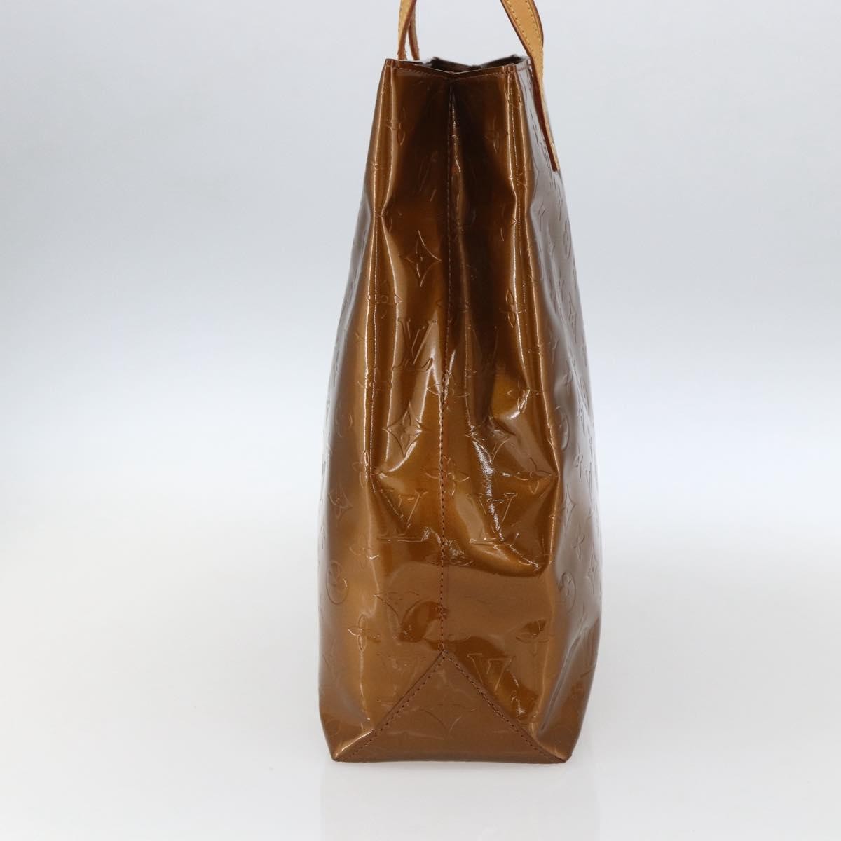 Louis Vuitton Reade Handbag Monogram Vernis, BROWN, PATENT_LEATHER, Tote bag