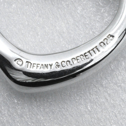 Tiffany & Co. Elsa Peretti Open Heart Pendant Necklace Sterling Silver, SILVER, SILVER, Necklace