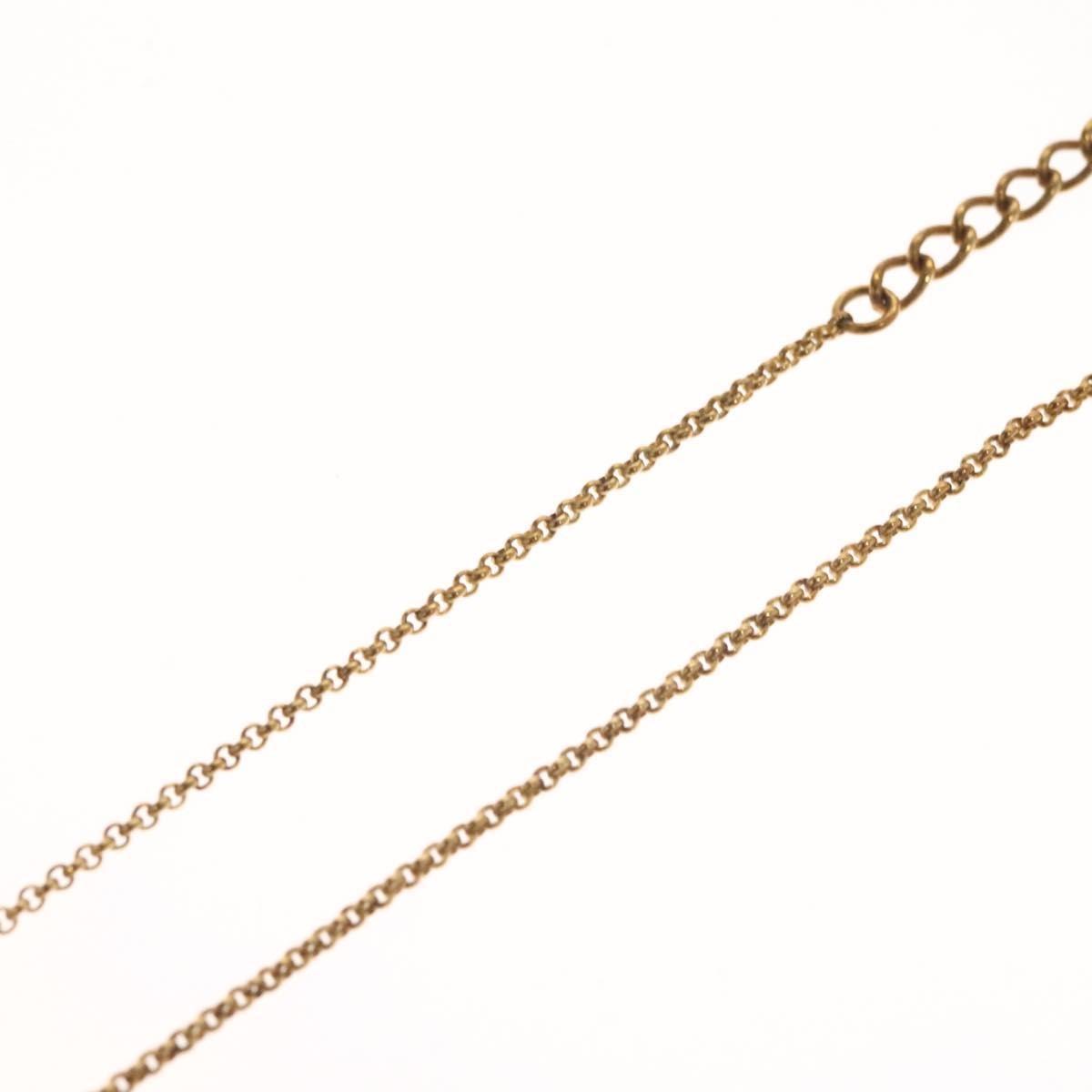 Christian Dior CD Pendant Necklace Gold-plated, GOLD, METAL, Necklace