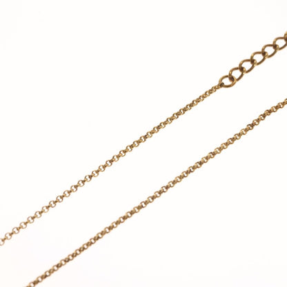 Christian Dior CD Pendant Necklace Gold-plated, GOLD, METAL, Necklace