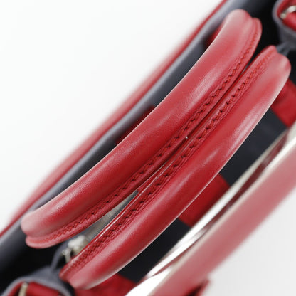 Fendi 2Jours Bag Leather, RED, LEATHER, Handbag