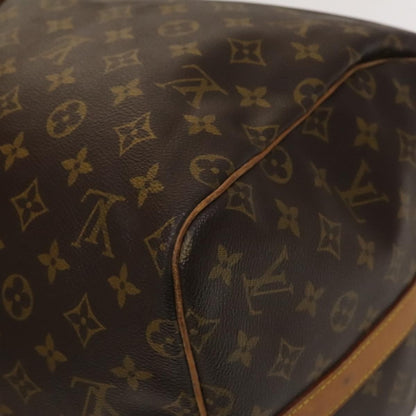 Louis Vuitton Keepall Bandouliere Bag Monogram Canvas, BROWN, CANVAS, Travel bag