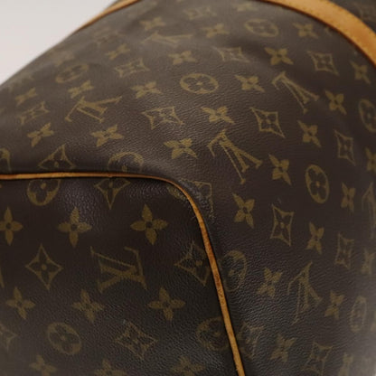 Louis Vuitton Keepall Bag Monogram Canvas, BROWN, CANVAS, Travel bag