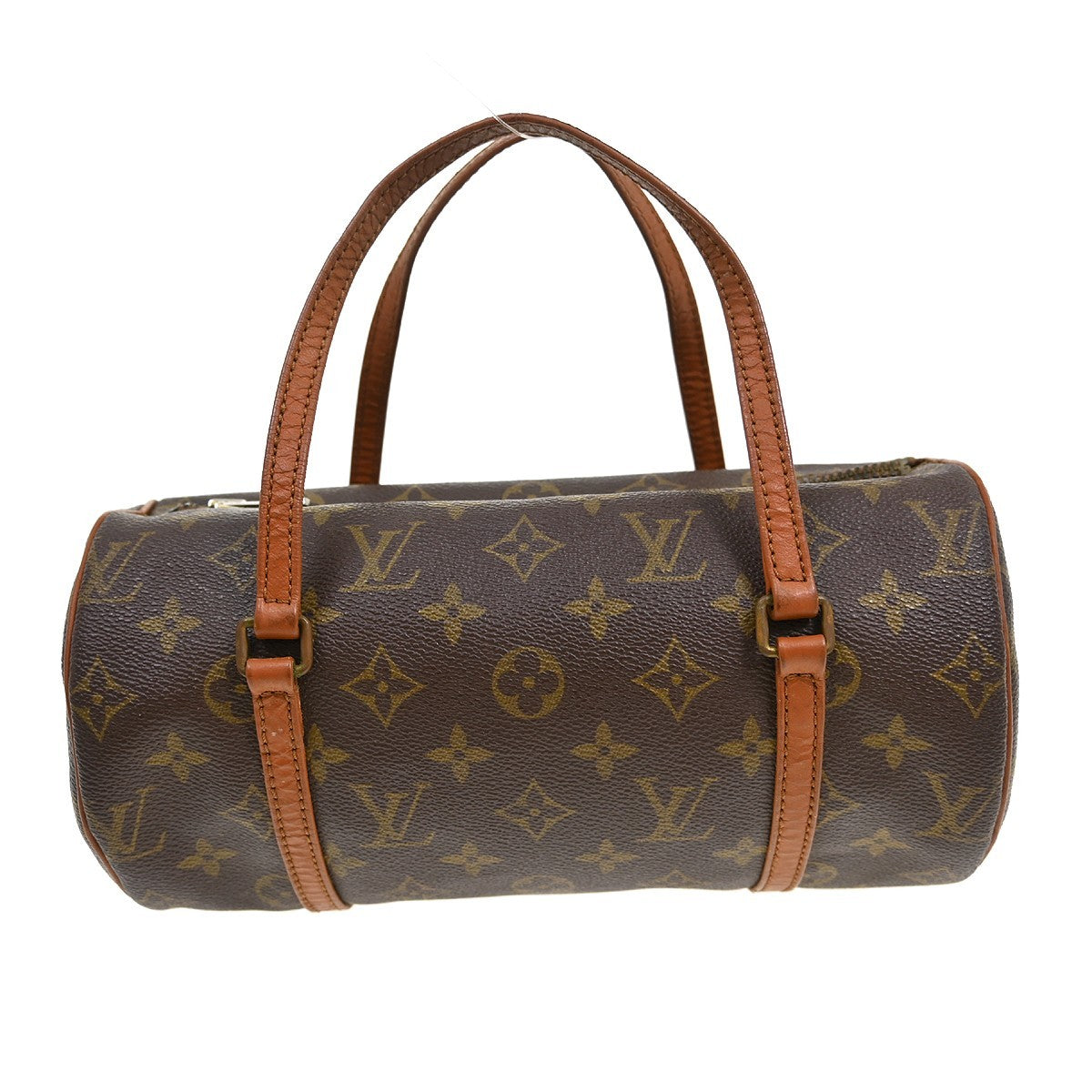 Louis Vuitton Papillon Handbag Monogram Canvas, Brown, Canvas, Handbag