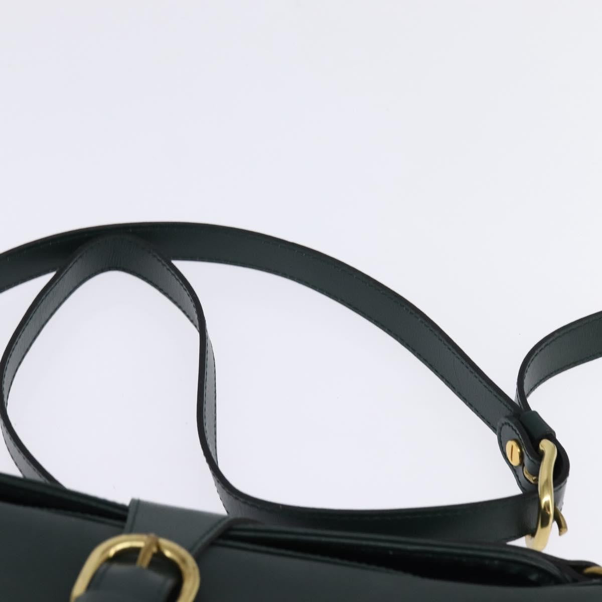 Christian Dior Vintage Trotter Crossbody Bag Canvas, GREEN, CANVAS, Shoulder bag