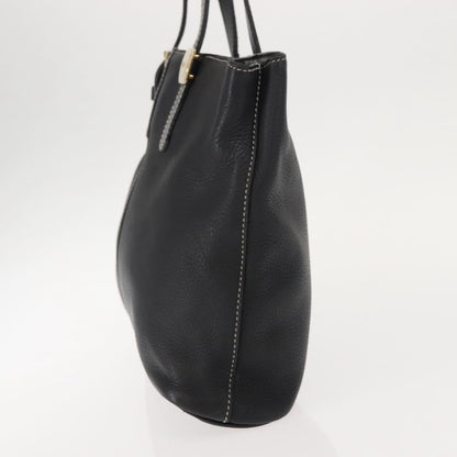 Burberry Vintage Handbag Leather, BLACK, LEATHER, Handbag