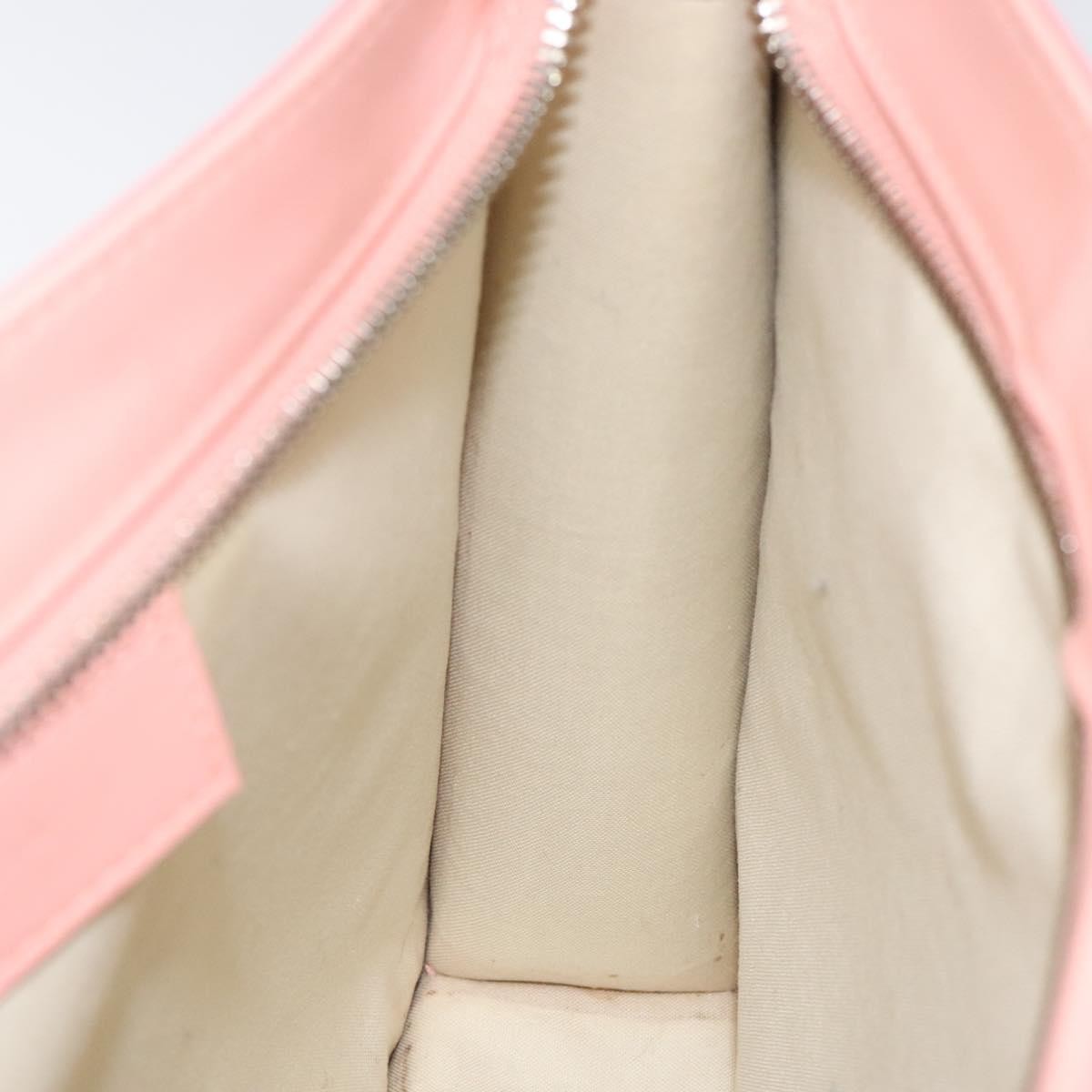 Balenciaga Navy Clutch Canvas with Leather, PINK, CANVAS, Clutche & pouche