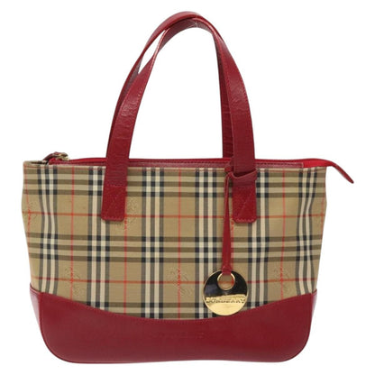 Burberry Nova Check Handbag Nova Check Canvas and leather, BEIGE, CANVAS, Handbag