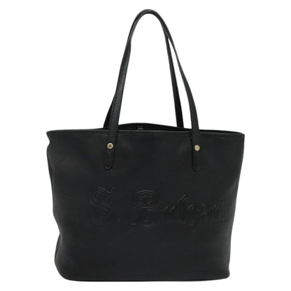 Bvlgari Tote Sotirio Leather, BLACK, LEATHER, Tote bag