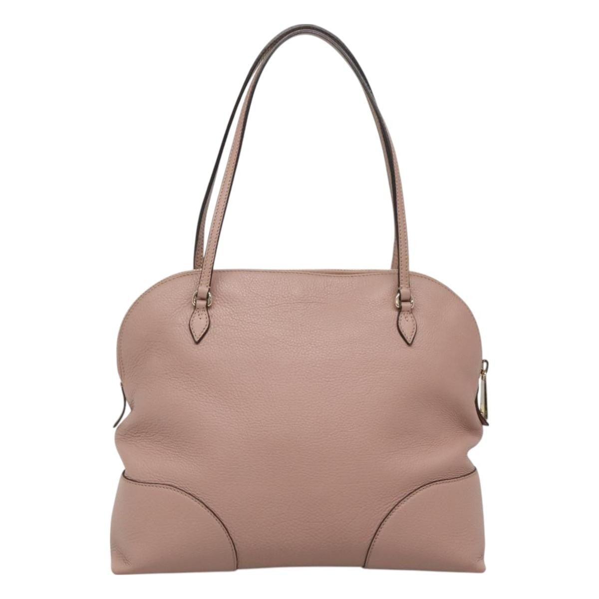 Gucci Bree Dome Tote Leather, PINK, LEATHER, Shoulder bag