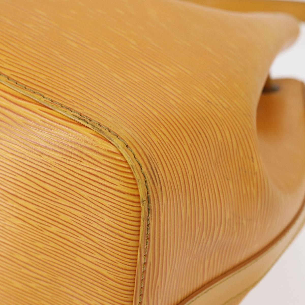 Louis Vuitton Petit Noe Handbag Epi Leather, YELLOW, LEATHER, Shoulder bag