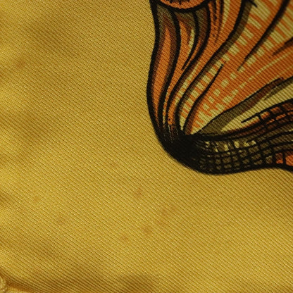 Hermes Carré 90 Silk multicolor, YELLOW, SILK, Scarve & shawl