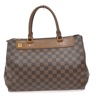 Louis Vuitton Greenwich Bag Damier, BROWN, CANVAS, Handbag