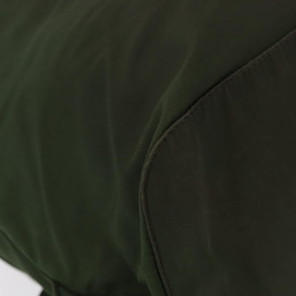 Prada Double Front Pocket Backpack Tessuto, Khaki, Nylon, Backpack