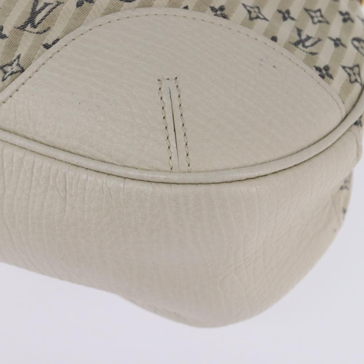 Louis Vuitton Marina Handbag Mini Lin Croisette, BEIGE, CANVAS, Handbag
