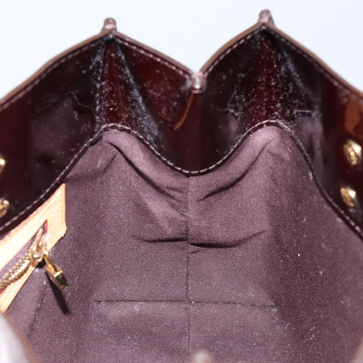 Louis Vuitton Reade Handbag Monogram Vernis, BURGUNDY, PATENT_LEATHER, Handbag