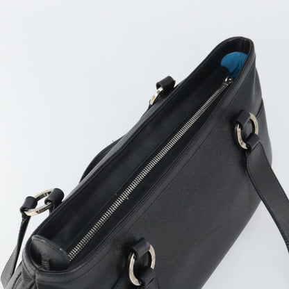 Bvlgari Handbag Leather, Black, Leather, Handbag