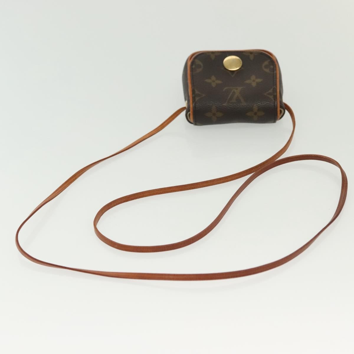 Louis Vuitton Cancun Pochette Monogram Canvas, BROWN, CANVAS, Shoulder bag