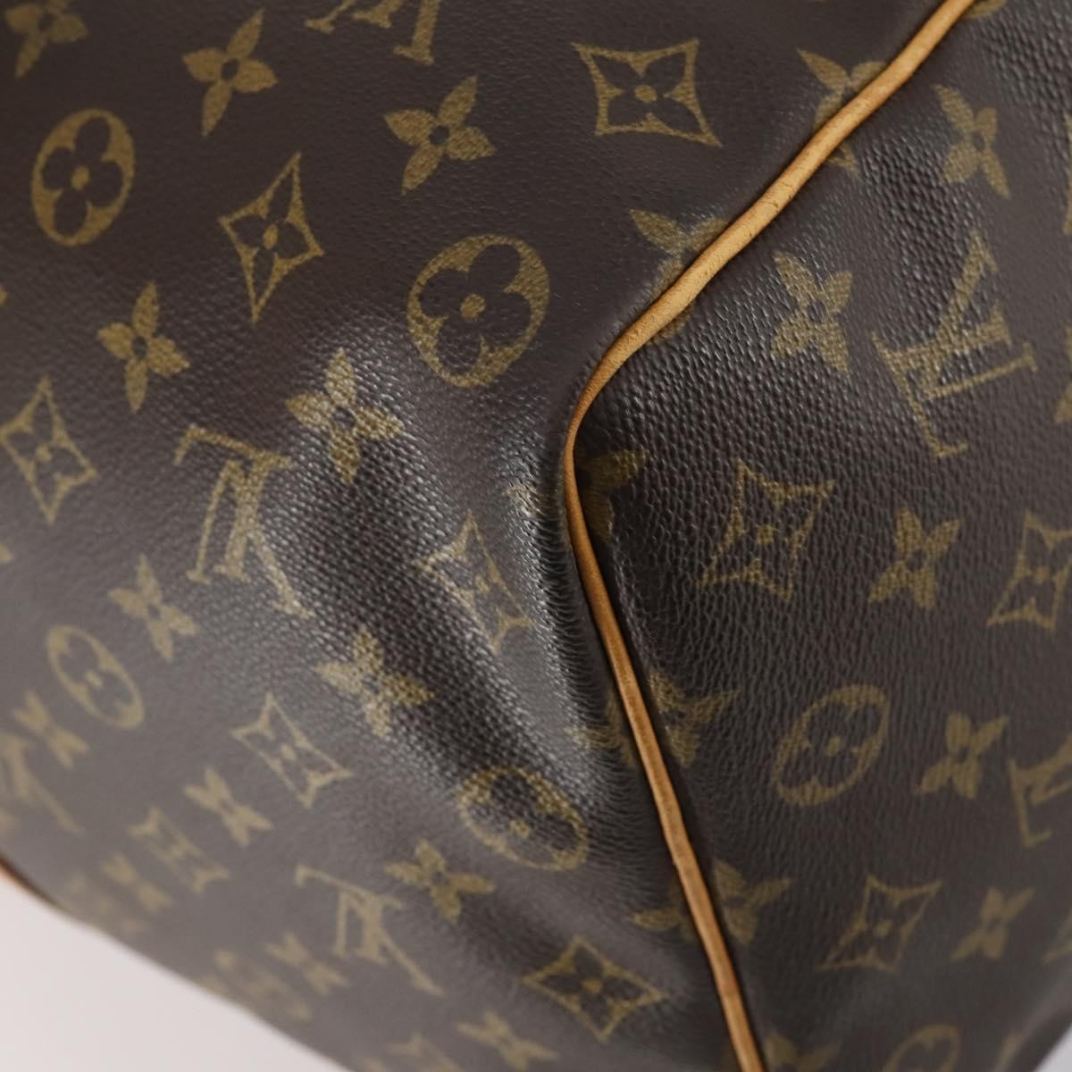 Louis Vuitton Keepall Bag Monogram Canvas, BROWN, CANVAS, Travel bag