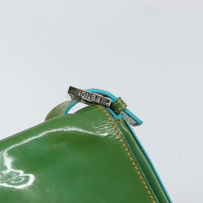 Fendi Forever Big Mama Bag Patent, GREEN, PATENT_LEATHER, Shoulder bag