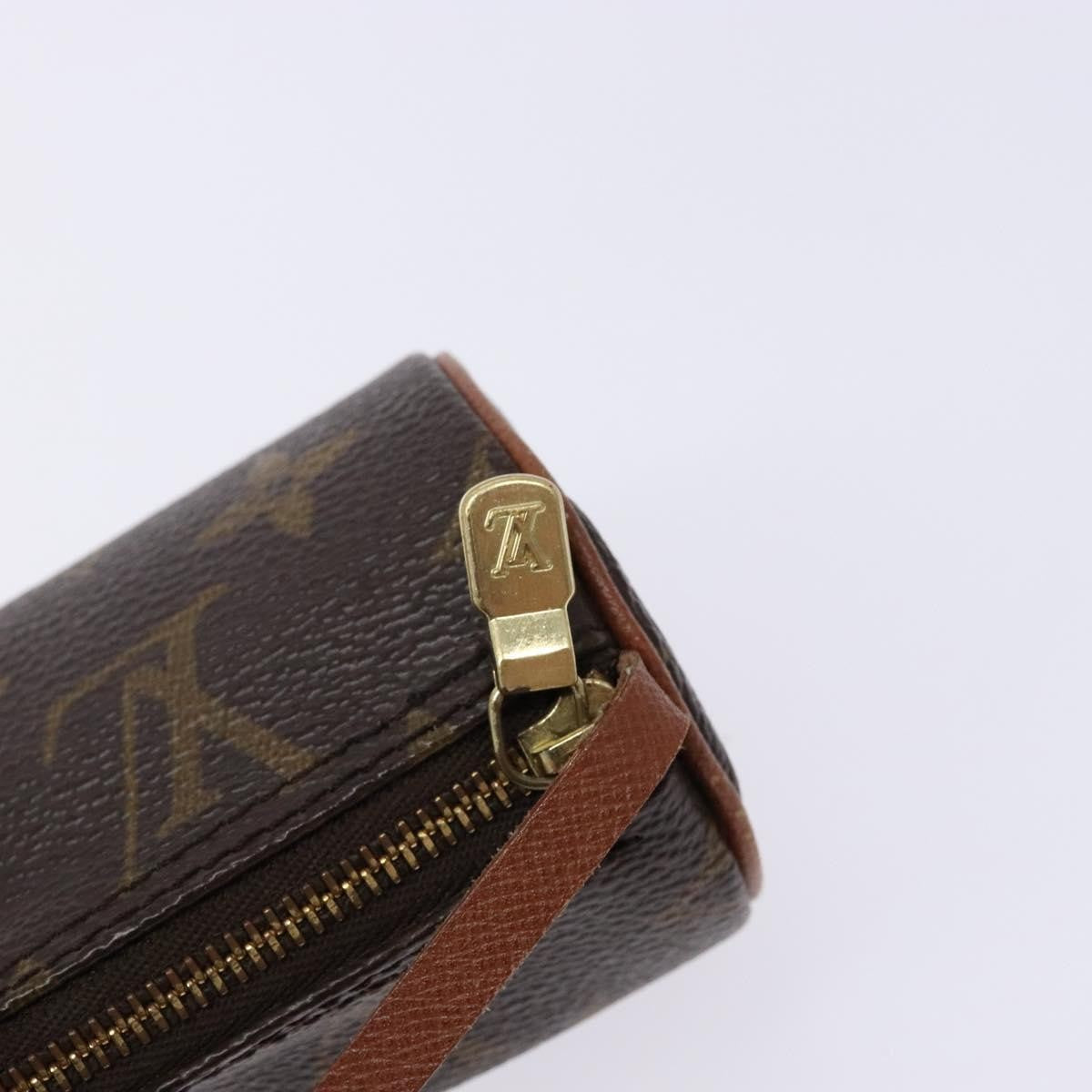 Louis Vuitton Papillon Pochette Monogram Canvas, BROWN, CANVAS, Clutche & pouche