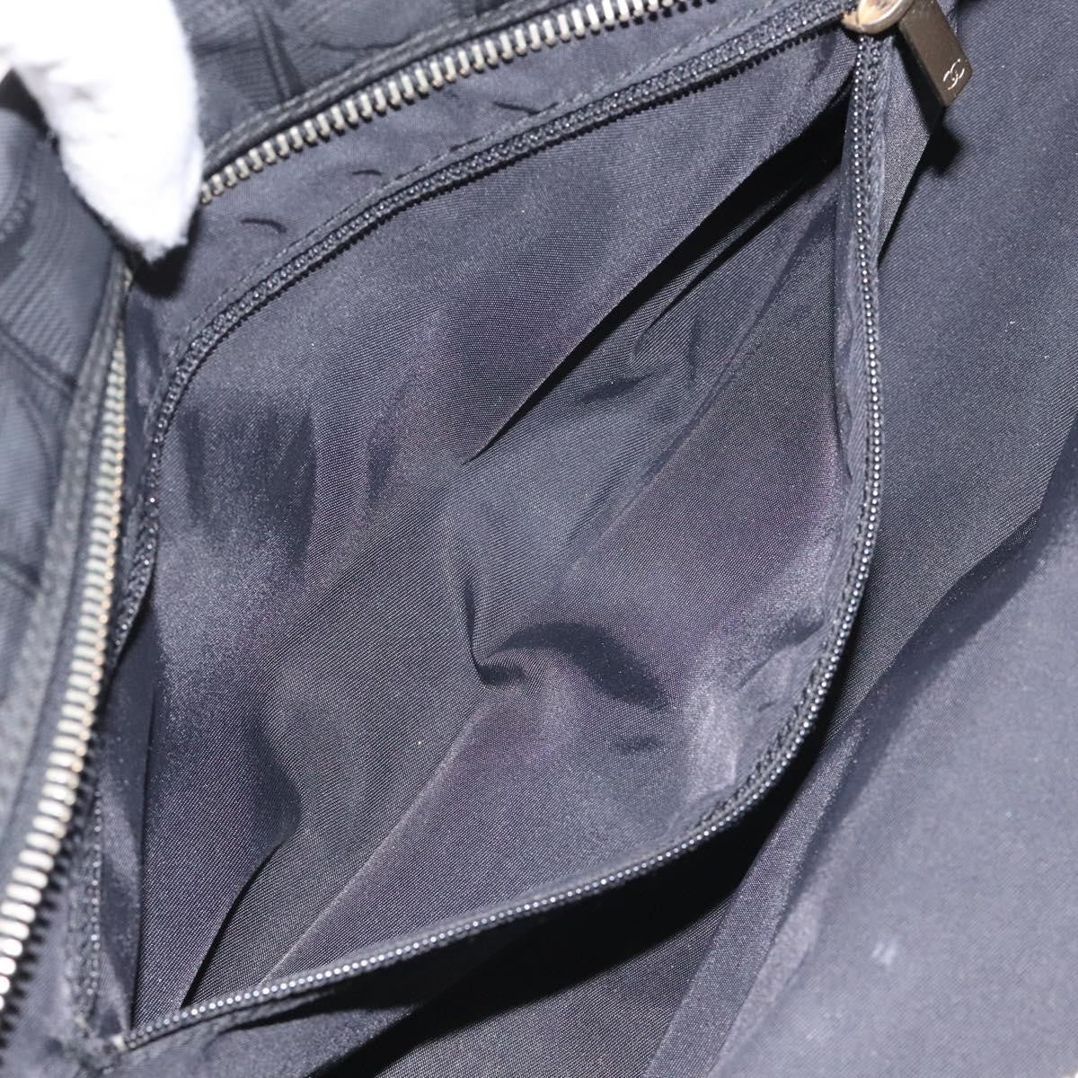 Chanel Travel Line Satchel Nylon, BLACK, NYLON, Handbag