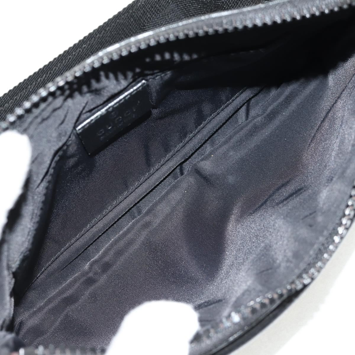 Gucci Waist Bag GG Coated Canvas, BLACK, CANVAS, Shoulder bag