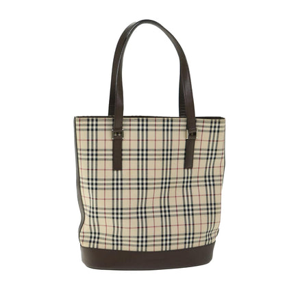 Burberry Nova Check Tote Nylon, BEIGE, NYLON, Tote bag
