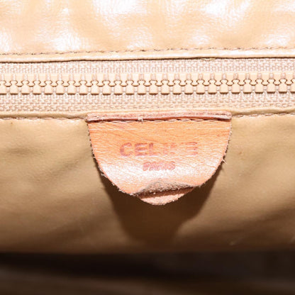 Celine Vintage Macadam Handbag Macadam, BEIGE, PVC,CANVAS, Handbag