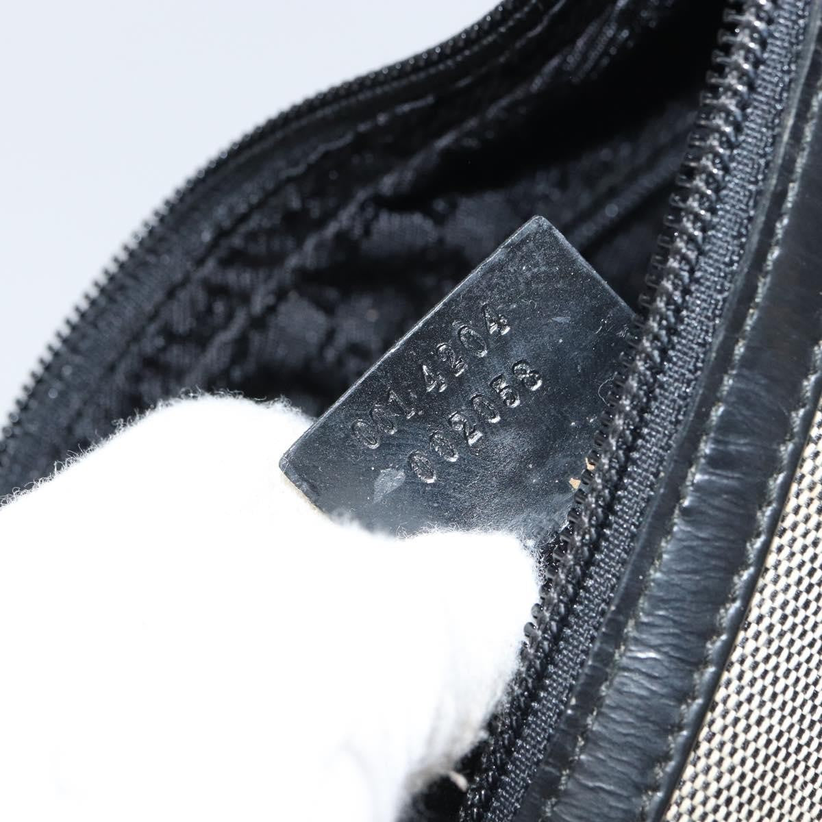 Gucci Vintage Hobo Canvas, GRAY, CANVAS, Shoulder bag