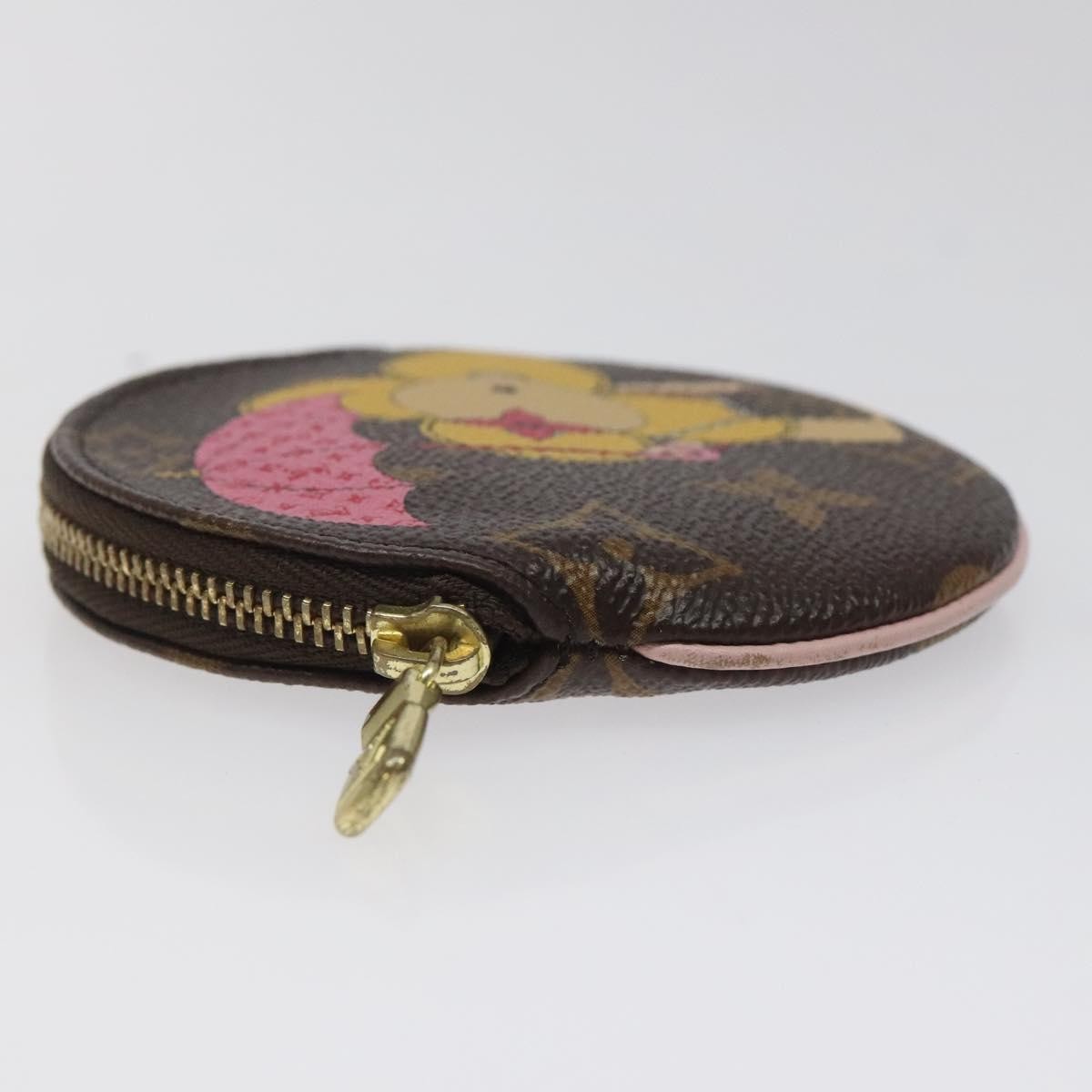 Louis Vuitton Round Coin Purse Limited Edition Monogram Canvas, BROWN, CANVAS, Wallets