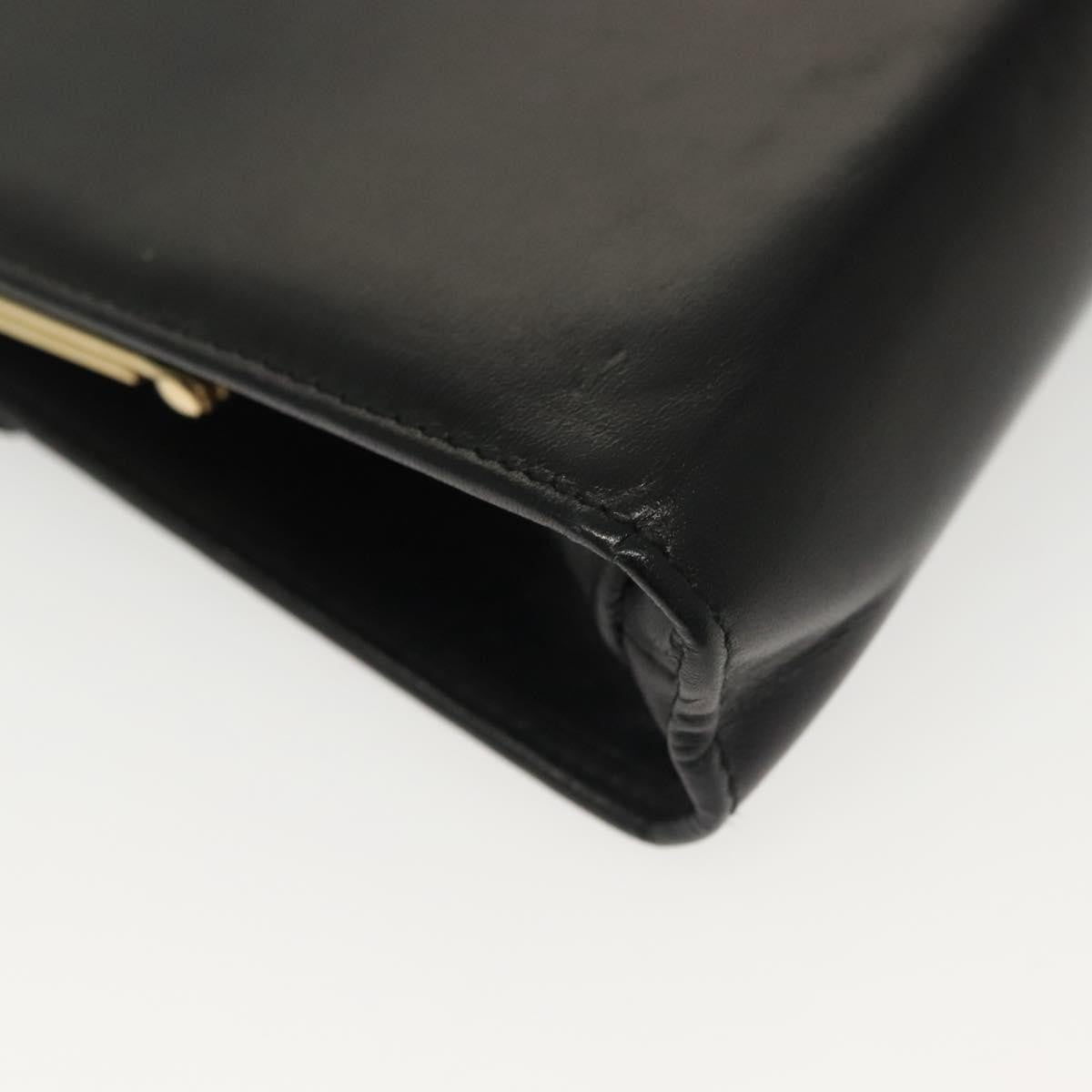 Salvatore Ferragamo Vala Shoulder Bag Leather, BLACK, LEATHER, Shoulder bag