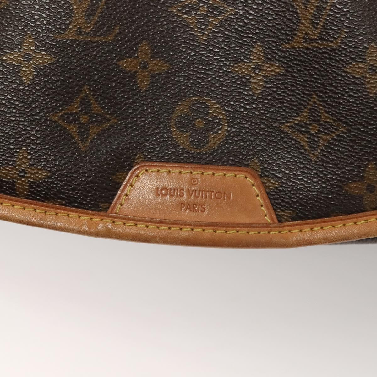 Louis Vuitton Menilmontant Handbag Monogram Canvas, BROWN, CANVAS, Shoulder bag