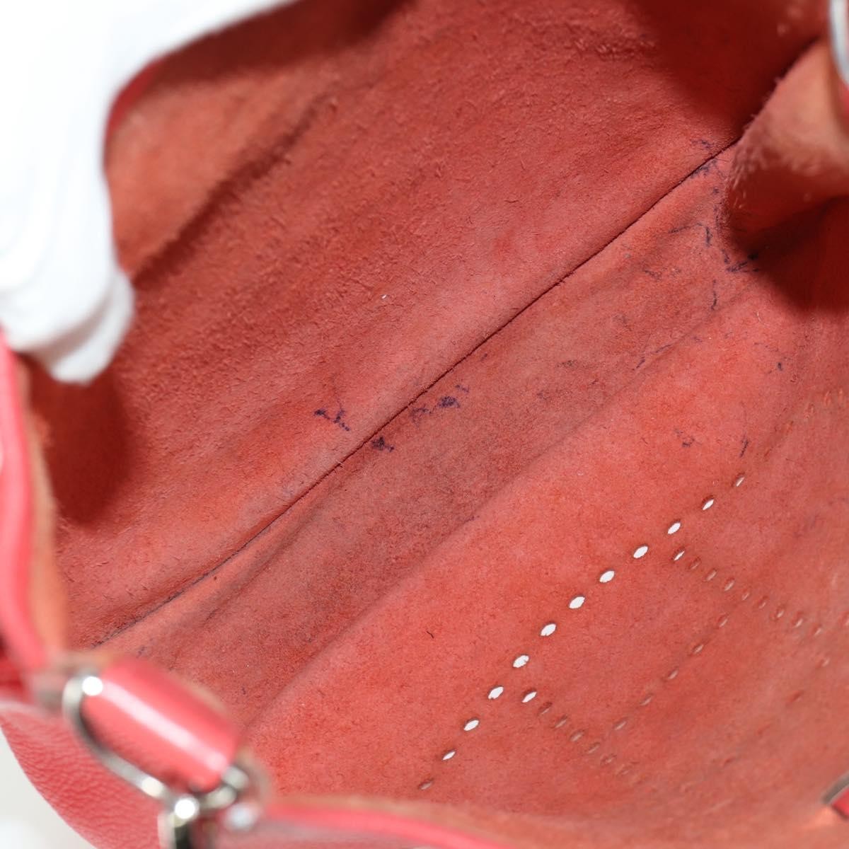Hermes Evelyne Bag Gen III Clemence, Pink, Leather, Shoulder Bag