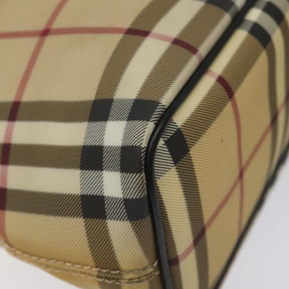 Burberry Top Handle Tote Nova Check Canvas, BEIGE, CANVAS, Tote bag