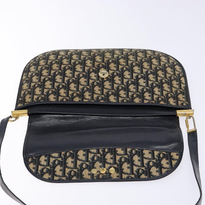 Christian Dior Vintage CD trotter Shoulder bag Canvas, NAVY, CANVAS, Shoulder bag