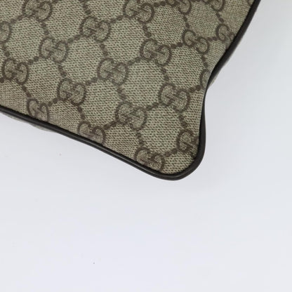 Gucci Zip Top Messenger Bag GG Coated Canvas, BEIGE, CANVAS, Shoulder bag