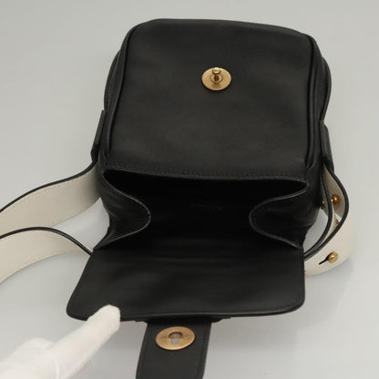 Prada Turnlock Flap Crossbody Bag Leather, BLACK, LEATHER, Shoulder bag