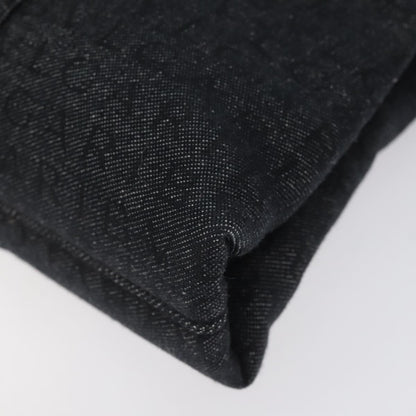 Bvlgari B.Zero1 Logomania Bag Canvas with Leather, BLACK, CANVAS, Shoulder bag