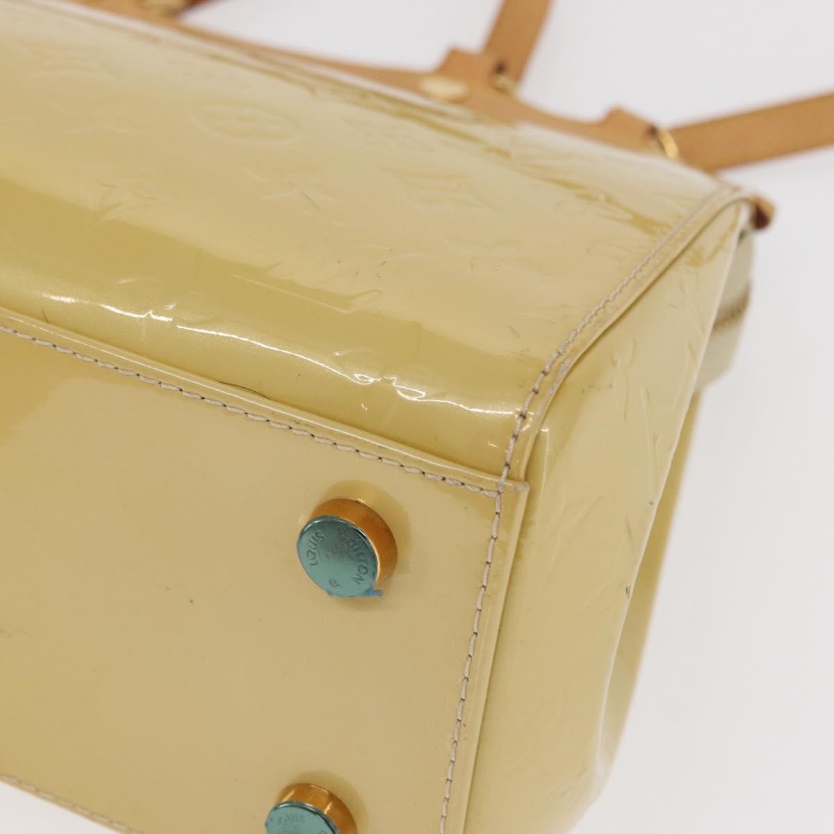 Louis Vuitton Brea Handbag Monogram Vernis, BEIGE, PATENT_LEATHER, Handbag