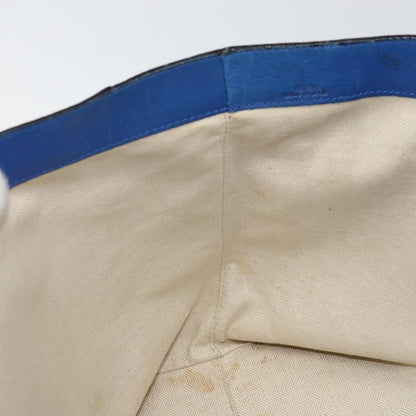 Loewe Vintage Anagram Tote Leather, BLUE, LEATHER, Tote bag