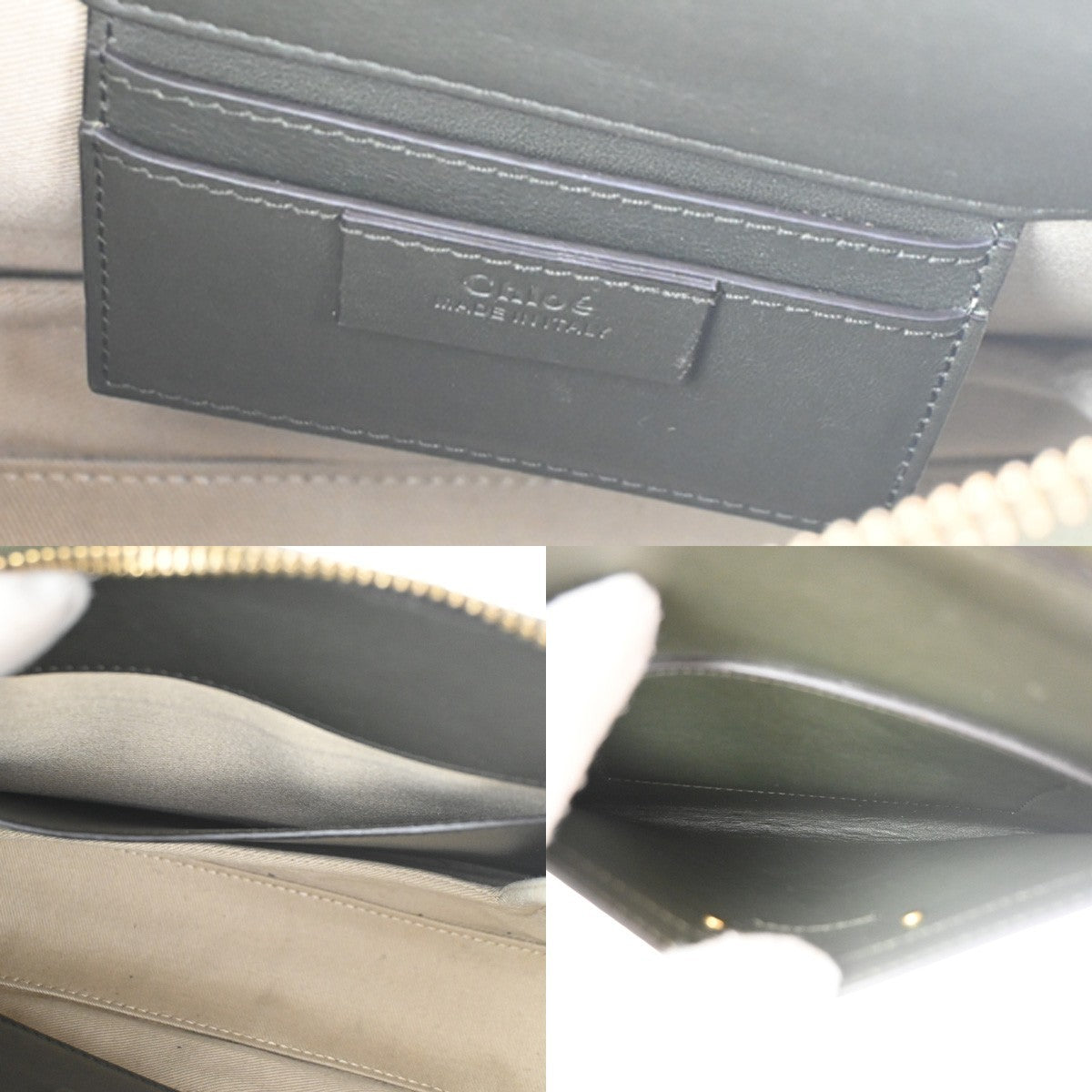 Chloe Roy Shoulder Bag Leather, Black, Suede, Shoulder Bag