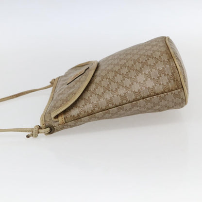 Celine Vintage Macadam Shoulder Bag Canvas, BEIGE, CANVAS, Shoulder bag