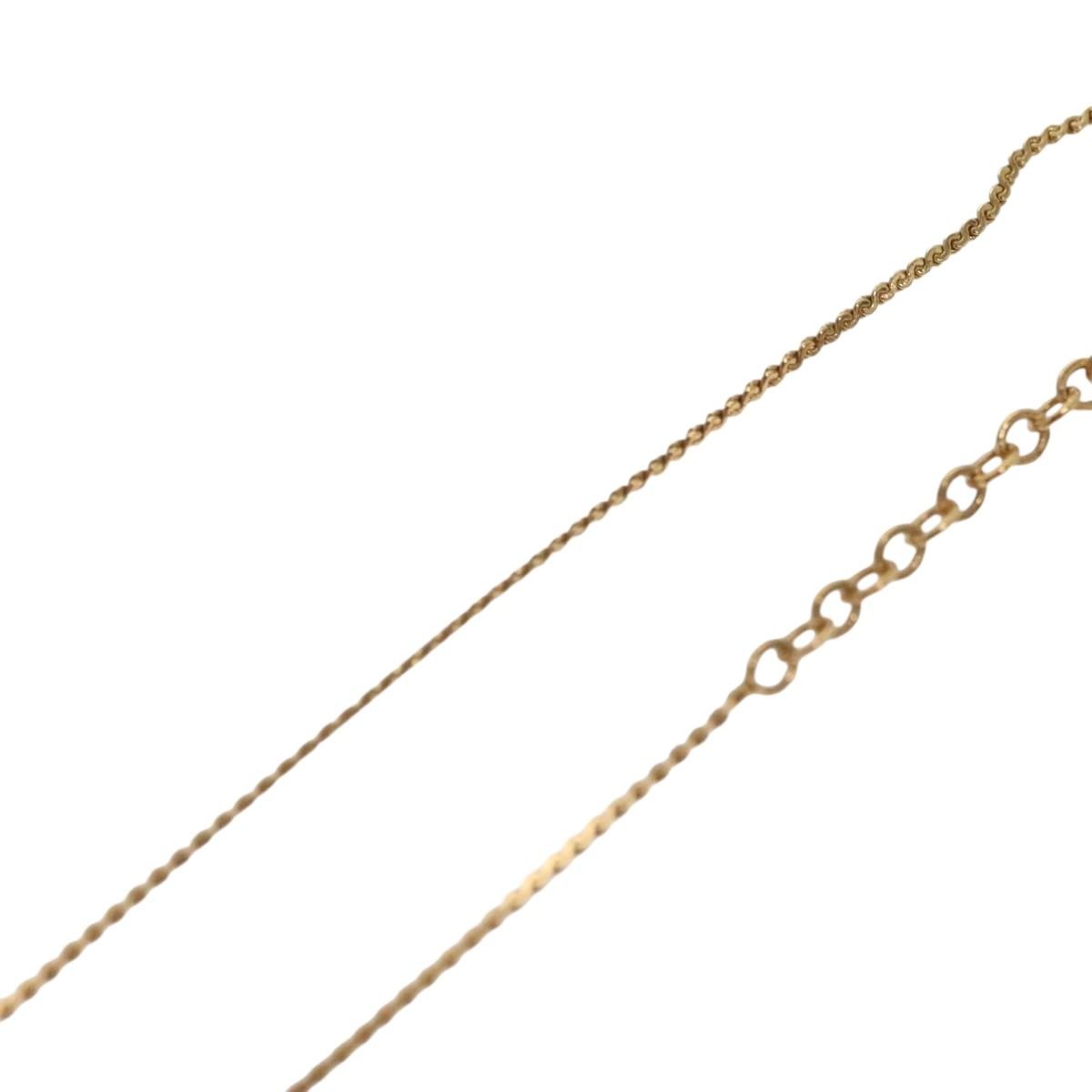 Christian Dior CD Pendant Necklace Metal, GOLD, METAL, Necklace