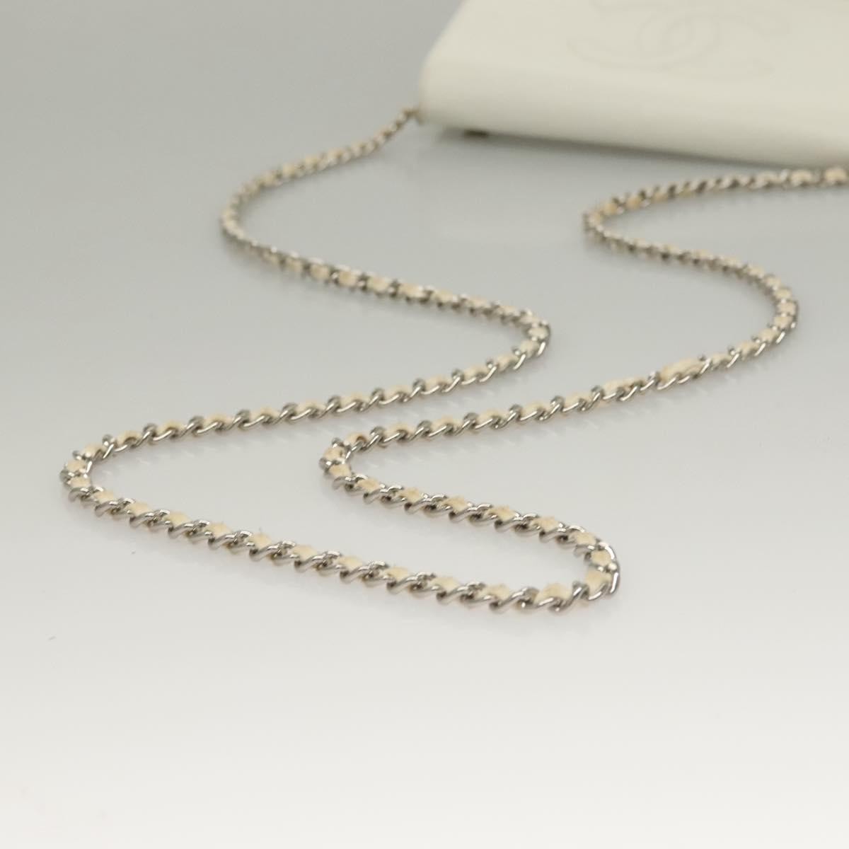 Chanel Vintage Timeless Wallet on Chain Caviar, WHITE, LEATHER, Clutche & pouche